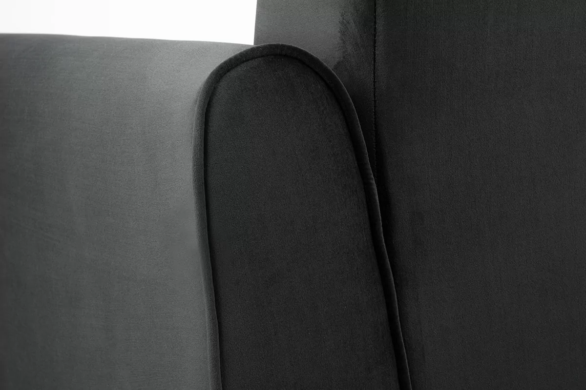 Fotoliu GUSTAVO, Lemn/Stofa, Antracit, 83x95x81 cm [2]