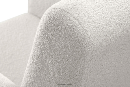 Fotoliu GUSTAVO, Lemn/Stofa, Alb bouclé, 83x95x92 cm [4]