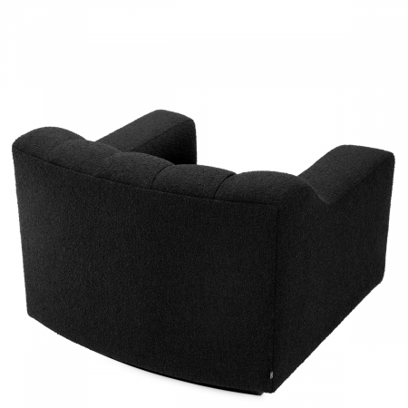 Fotoliu, Kelly bouclé negru [4]
