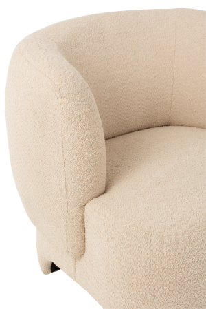 Fotoliu, Knit, Textil/Lemn Alb [5]