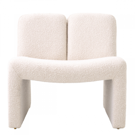 Fotoliu, Macintosh bouclé crem, Dims: W. 75 | D. 73 | H. 72.5 | SD. 58 | SH. 42.5  (CM) [1]