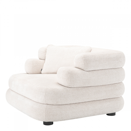 Fotoliu, Malaga lyssa off-white, Dims: W. 109 | D. 92 | H. 68 | SD. 78 | SH. 40 | AH. 68  (CM) [3]