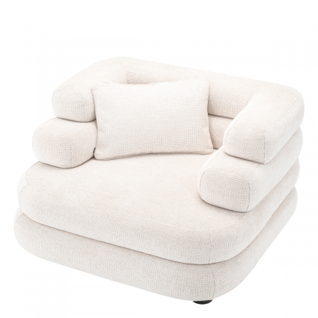 Fotoliu, Malaga lyssa off-white, Dims: W. 109 | D. 92 | H. 68 | SD. 78 | SH. 40 | AH. 68  (CM) [2]