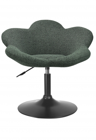 Fotoliu mic Fleur, Chrome Negru-Verde [1]