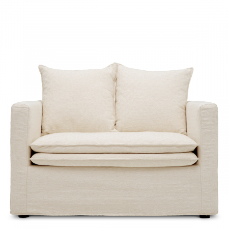 Fotoliu, Montgomery raza de soare off-white, Dims: W. 118 | D. 100 | H. 91 | SD. 76 | SH. 48 | AH. 65  (CM) [2]