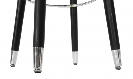 Scaun de bar PARIS albastru/argintiu (cm) Ø 35X74 [6]