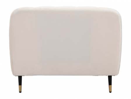 Fotoliu Praga, Metal/Poliester, Crem/Auriu, 71x93x86 cm [5]