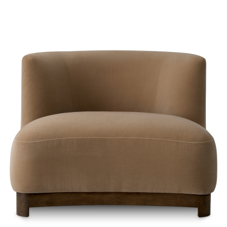 Fotoliu Stelvio cu finisaj nuc Morris Merino Camel [2]