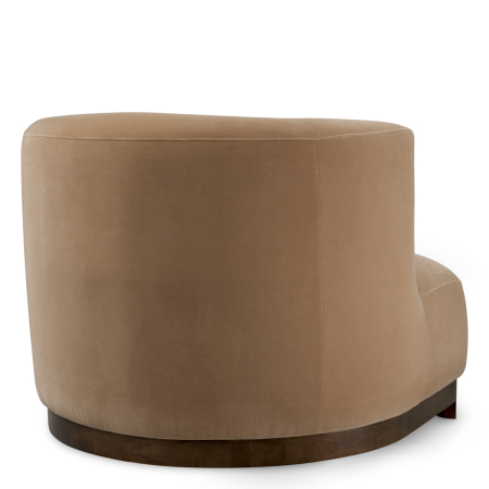 Fotoliu Stelvio cu finisaj nuc Morris Merino Camel [3]