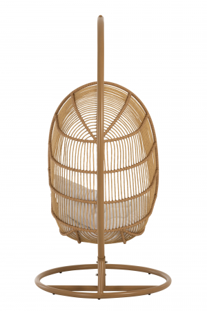 Fotoliu Suspendat, Metal, Natural, 119x105x193 cm [3]