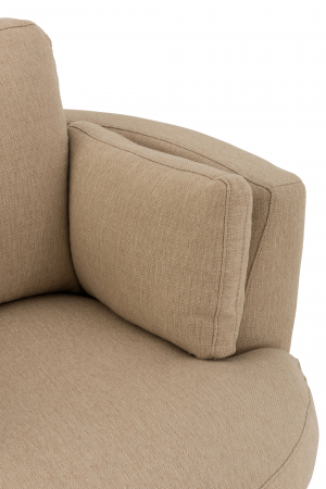 Fotoliu Swivel, Lemn/Textil, Bej, 98x107x88 cm [6]