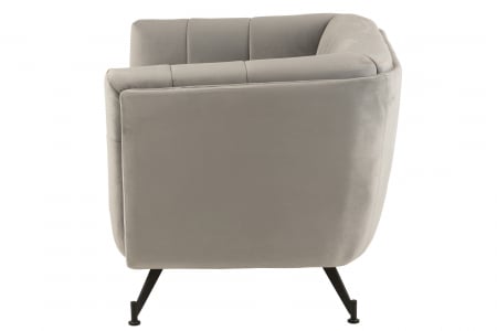 Fotoliu, Textil/Lemn, Gri, 90x82x75.5 cm [4]