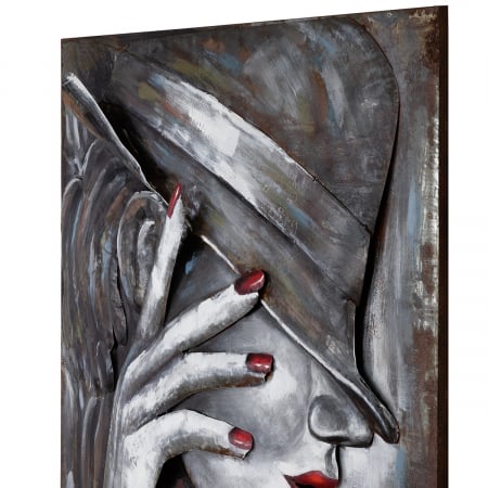 Galeria GILDE, Tablou, dreptunghiular, Casablanca, Metal, alb, PU 1, L. 6 cm, L. 80 cm, H. 120 cm [1]