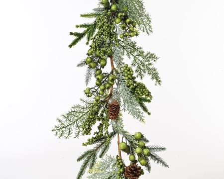 CRACIUN - Ghirlanda, Brad, Rasina, verde, PU 4, L. 30 cm, L. 120 cm, H 10 cm