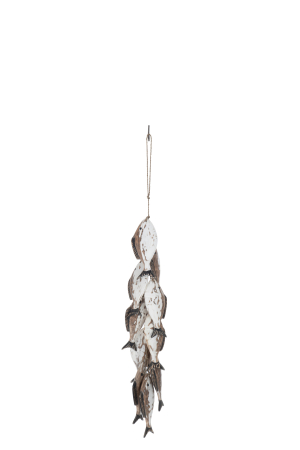 Accesorii - Ghirlanda, Lemn, Maro, 16x16x77