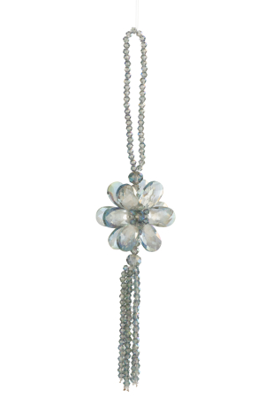 Accesorii - Ghirlanda, Material sintetic, Albastru, 4x2x22.5