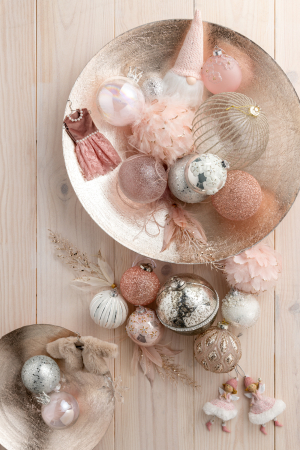 SALE % - Ghirlanda, Pene, Roz, 18x8x2