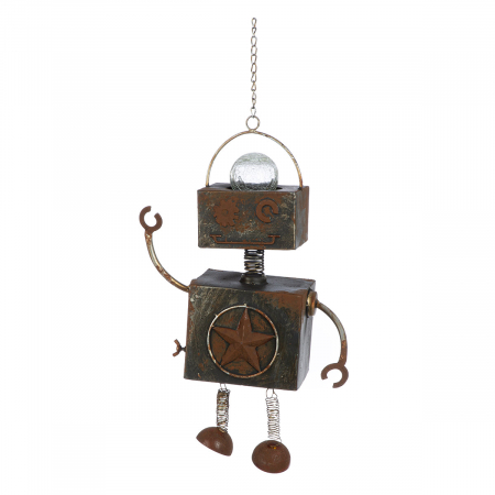 Ghirlandă, Roboți, Robotic, Minge, Metal, gri, PU 2, L. 11 cm, L. 30 cm, H. 39 cm [2]