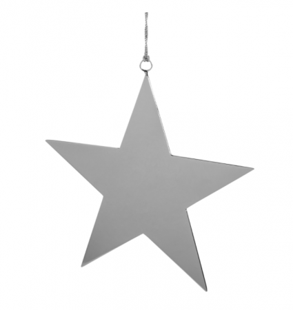 Ghirlanda Star, Otel inoxidabil, Argintiu, 11x10 cm [1]