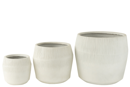 Ghivece pentru flori, FIBER, SET3 [1]