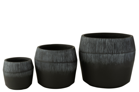 Ghivece pentru flori, FIBER, SET3 [1]