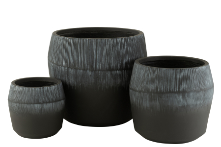 SALE % - Ghivece pentru flori, FIBER, SET3
