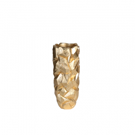 Ghiveci Big Nugget, fibra de sticla, auriu, 70x35 cm [1]