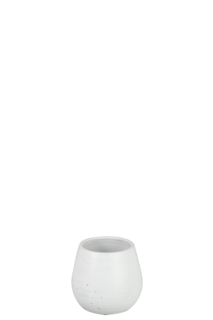 Ghivece si suporturi de flori - Ghiveci, Ceramica, Alb, 14.5x14.5x14