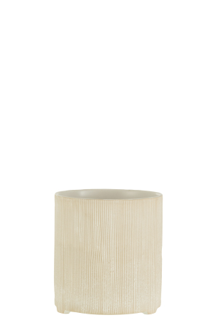 Ghiveci, Ceramica, Alb, 15x15x15.5 [1]