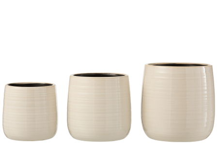 Ghiveci, Ceramica, Alb, 16.5x16.5x15 [2]