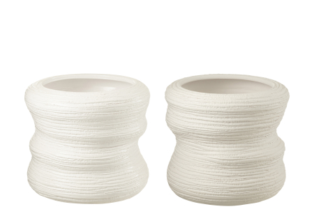 Ghiveci, Ceramica, Alb , 32x32x26 [1]