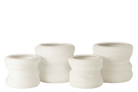 Ghiveci, Ceramica, Alb , 32x32x26 [2]