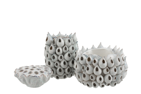 Ghiveci, Ceramica, Albastru, 36x35x24 [1]