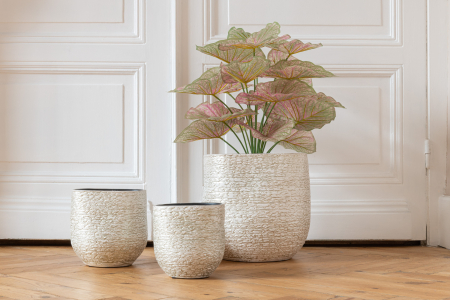 Ghiveci, Ceramica, Auriu, 24x20.5x21 [2]