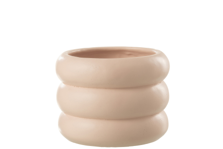 SALE % - Ghiveci, Ceramica, Bej, 20x20x15.2