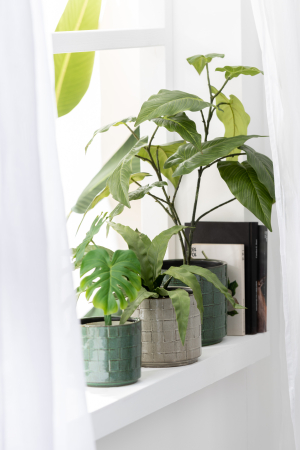 SALE % - Ghiveci, Ceramica, Gri, 14x14x12.5