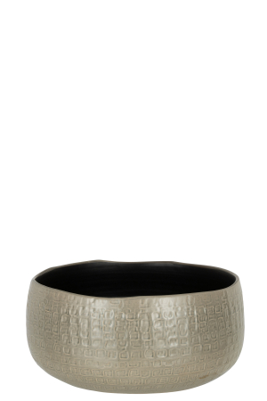 SALE % - Ghiveci, Ceramica, Gri, 32x32x15