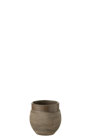 SALE % - Ghiveci, Ceramica, Maro, 15x15x15