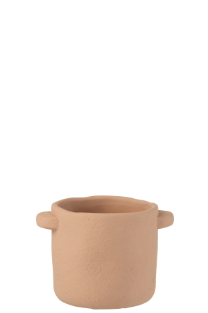 Ghivece si suporturi de flori - Ghiveci, Ceramica, Maro, 18x14.5x12.5