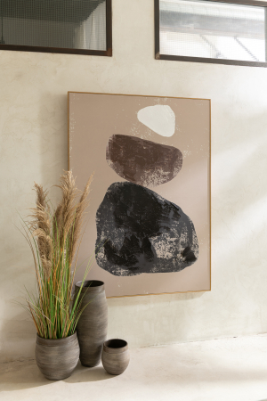 Ghiveci, Ceramica, Maro, 25x25x25 [2]