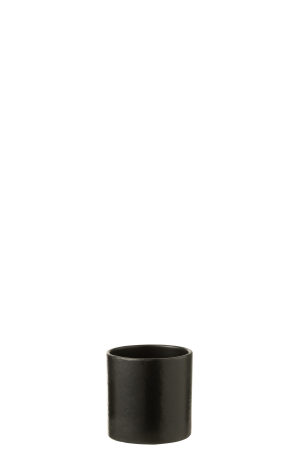 SALE % - Ghiveci, Ceramica, Negru, 14x14x14