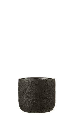 SALE % - Ghiveci, Ceramica, Negru, 15x15x13.5