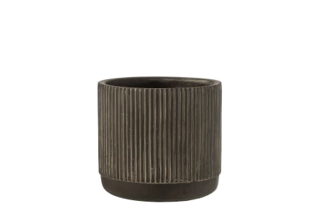 SALE % - Ghiveci, Ceramica, Negru, 16x16x14