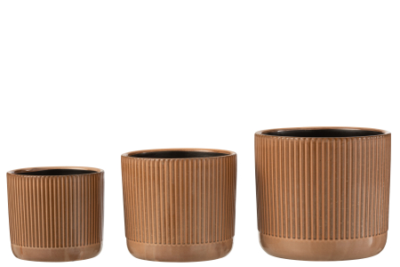 Ghiveci, Ceramica, Portocaliu, 17.5x17.5x15.5 [2]