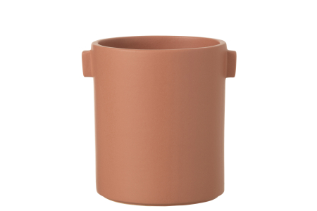 SALE % - Ghiveci, Ceramica, Roz, 17x14x16