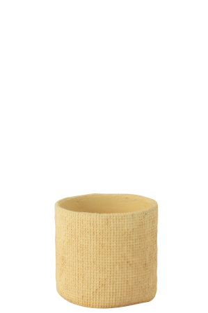 SALE % - Ghiveci, Ciment, Bej, 16.5x16.5x15.5
