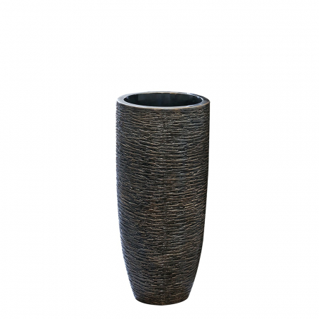 SALE % - Ghiveci Giant, rasina/fibrade sticla, bronz, 75x34 cm