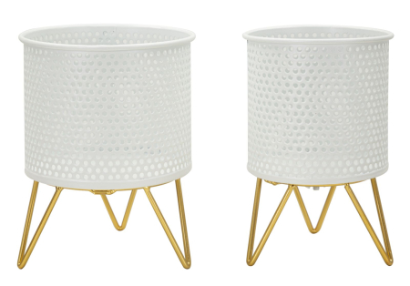 SALE % - Ghiveci Glod, set 2, Gaspy cm ø 16x20-13x20 