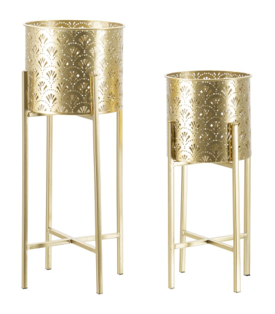 SALE % - Ghiveci Golvy, set 2 -b- cm ø 22x53-20x43