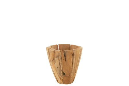 SALE % - Ghiveci, Jack, Teak, Natur M